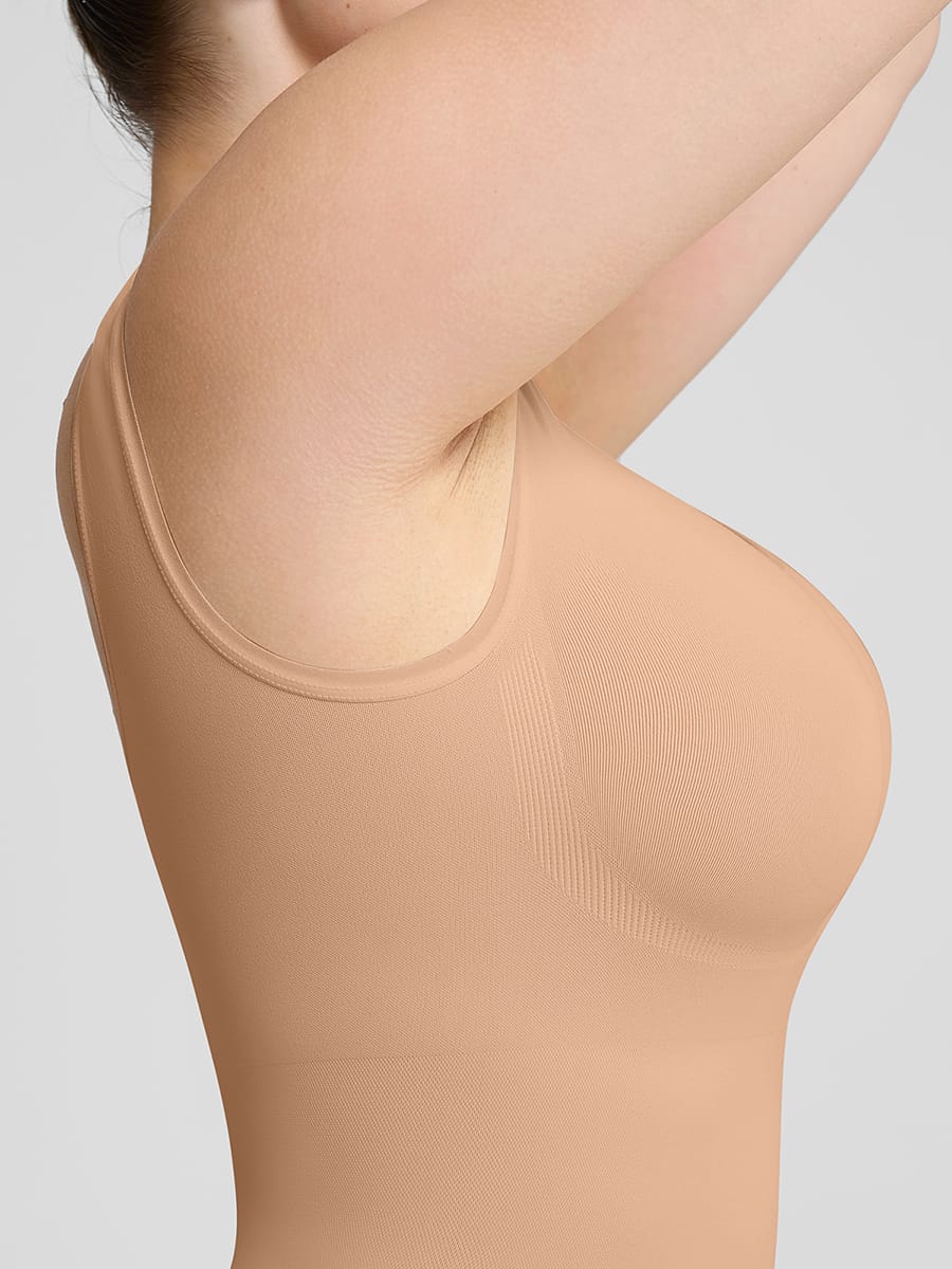 Eco-Chic Seamless Jumpsuit Shapewear for Everyday Elegance