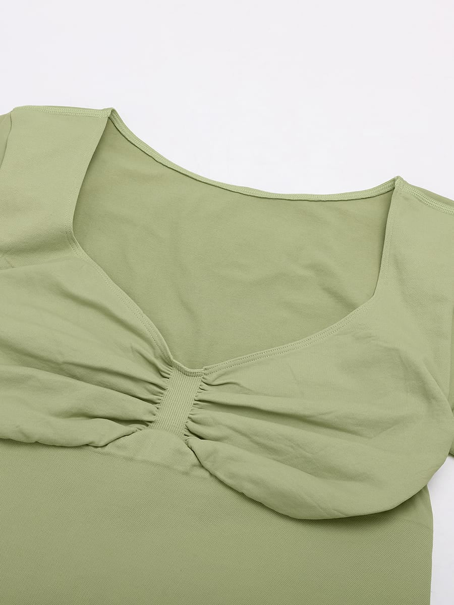 Seamless Bust-Support Cami with Tummy Control