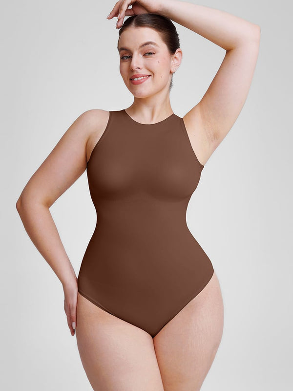 Eco-Friendly Seamless Thong Bodysuit - Ultimate Comfort & Control