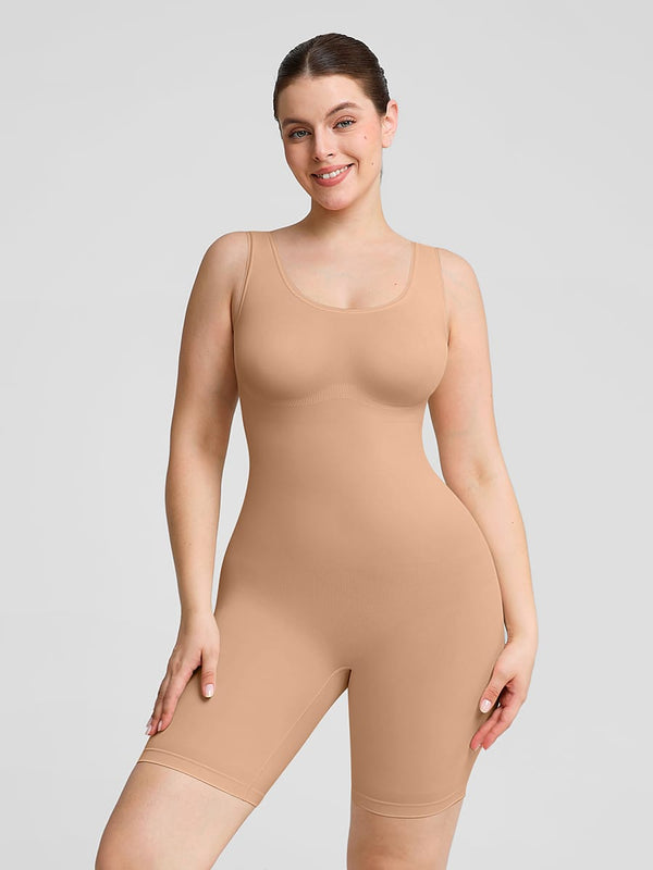 Eco-Chic Seamless Jumpsuit Shapewear for Everyday Elegance