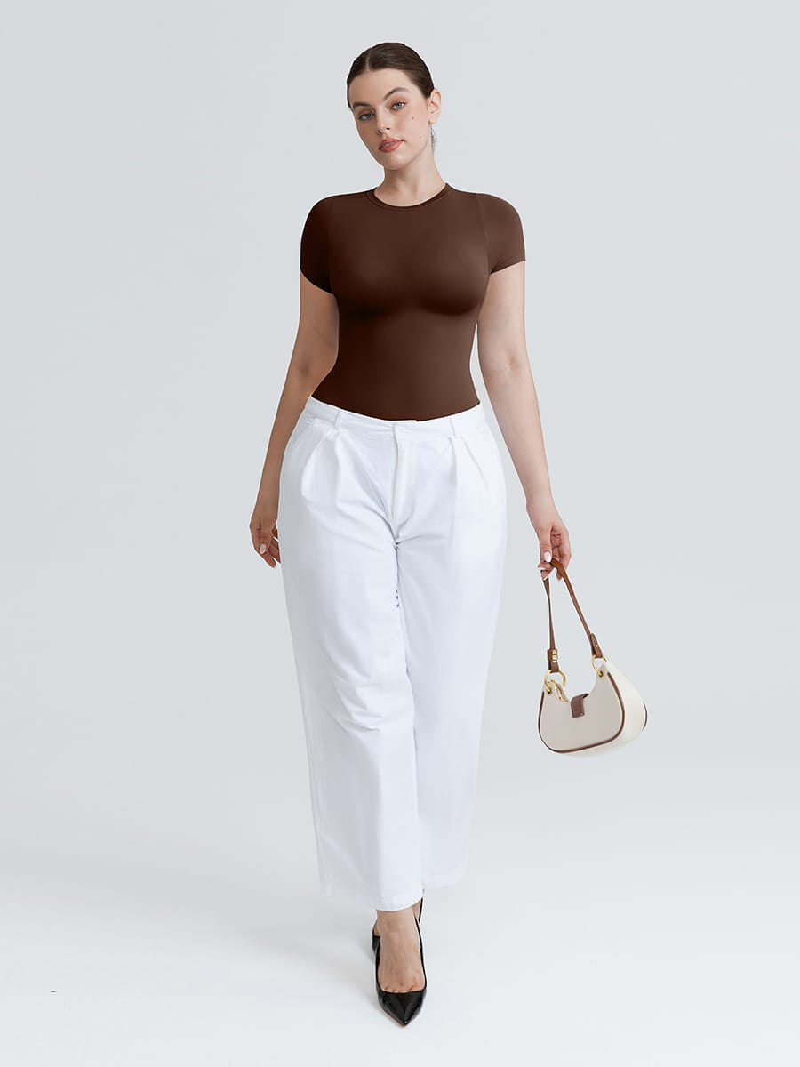 Seamless Short Sleeve Bodysuit - Sculpt Your Silhouette