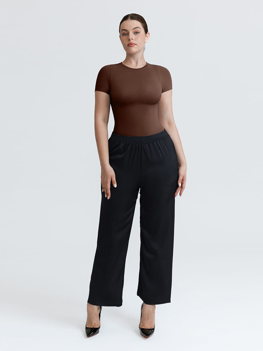 Seamless Short Sleeve Bodysuit - Sculpt Your Silhouette