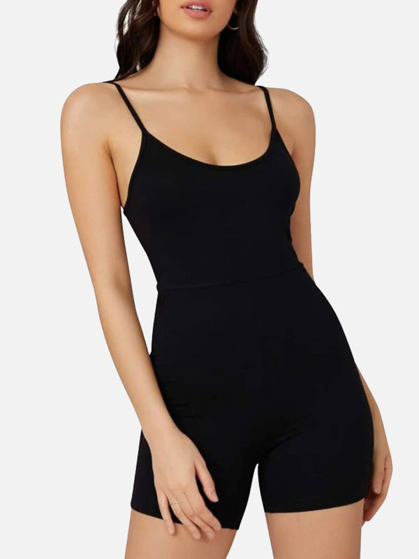 Mid-Thigh Breathable Shaping Romper for Ultimate Comfort