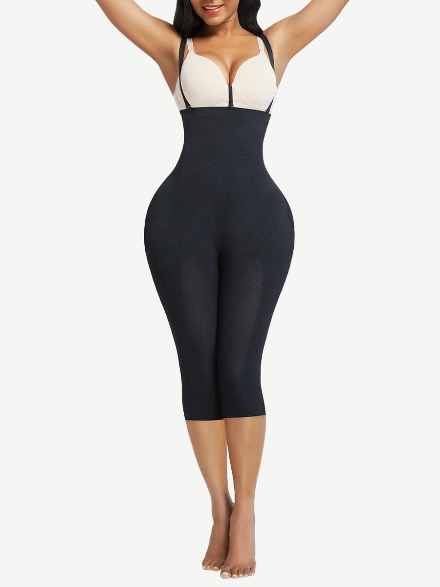 Black Plus Size Full Body Shaper for a Smooth Silhouette