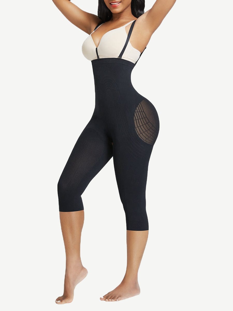 Black Plus Size Full Body Shaper for a Smooth Silhouette
