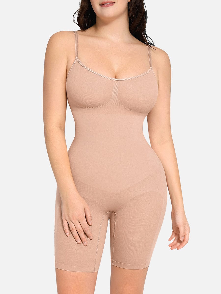 Sleek Mid-Thigh Butt Lifter Full Body Shaper