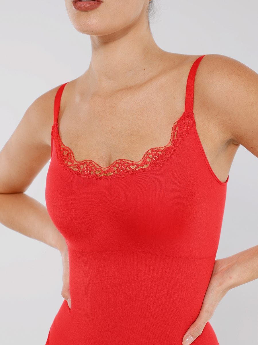 Seamless Lace Shaping Thong Bodysuit for Ultimate Comfort