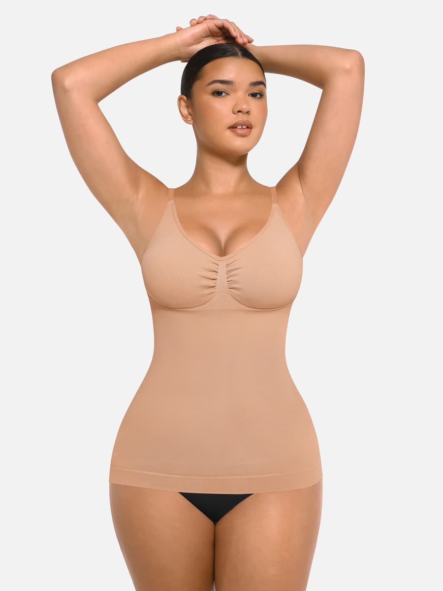 Seamless Bust-Lifting Control Tank Top - Sculpt & Support