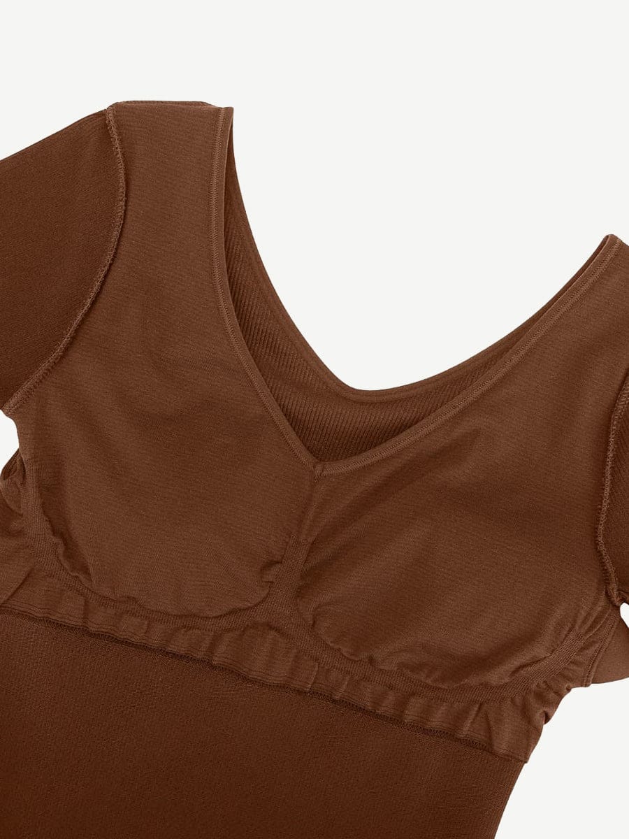 Eco-Friendly Seamless Long Sleeve Waist-Enhancing Shaper Dress