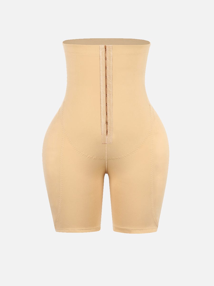 High-Waist Tummy Control Shapewear with Removable Hip Enhancers