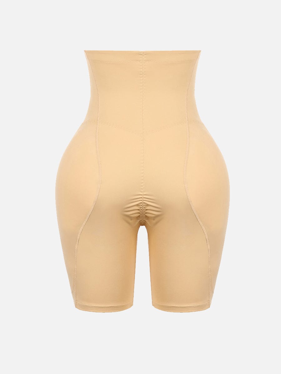 High-Waist Tummy Control Shapewear with Removable Hip Enhancers
