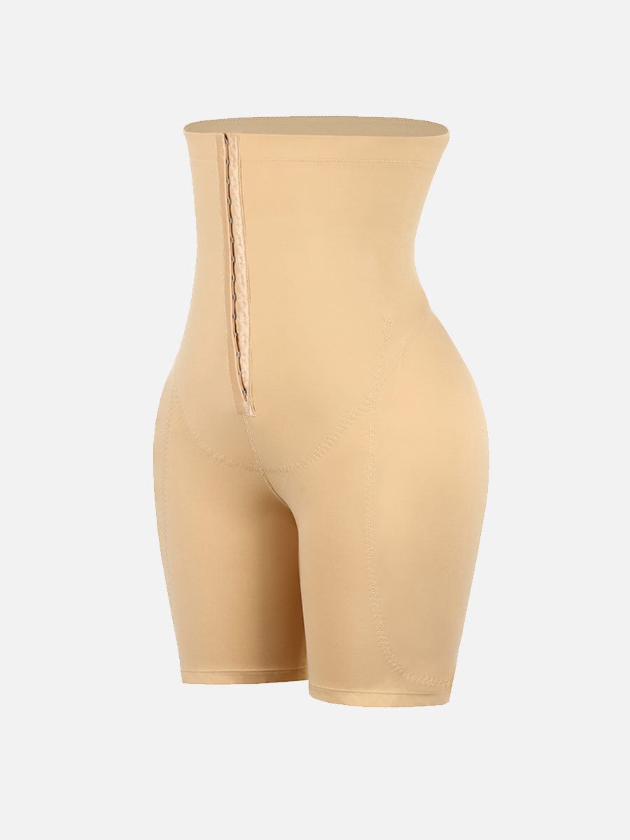 High-Waist Tummy Control Shapewear with Removable Hip Enhancers