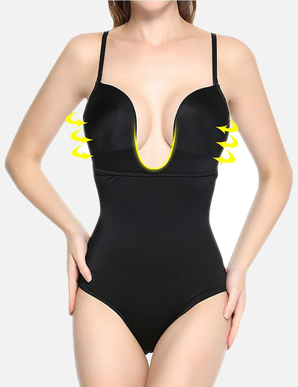 Sculpting Black Bodysuit for a Flawless Silhouette