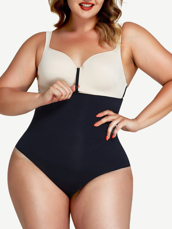 High Elasticity Seamless Shaper with Buckle Support
