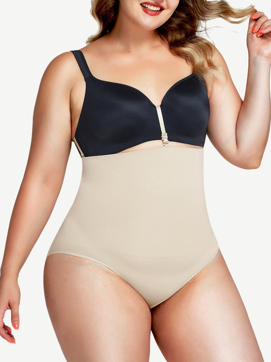 High Elasticity Seamless Shaper with Buckle Support