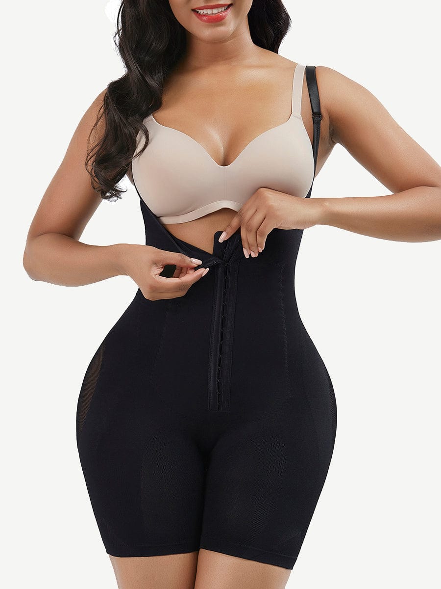 High Waist Full Body Shaper with Mesh Compression