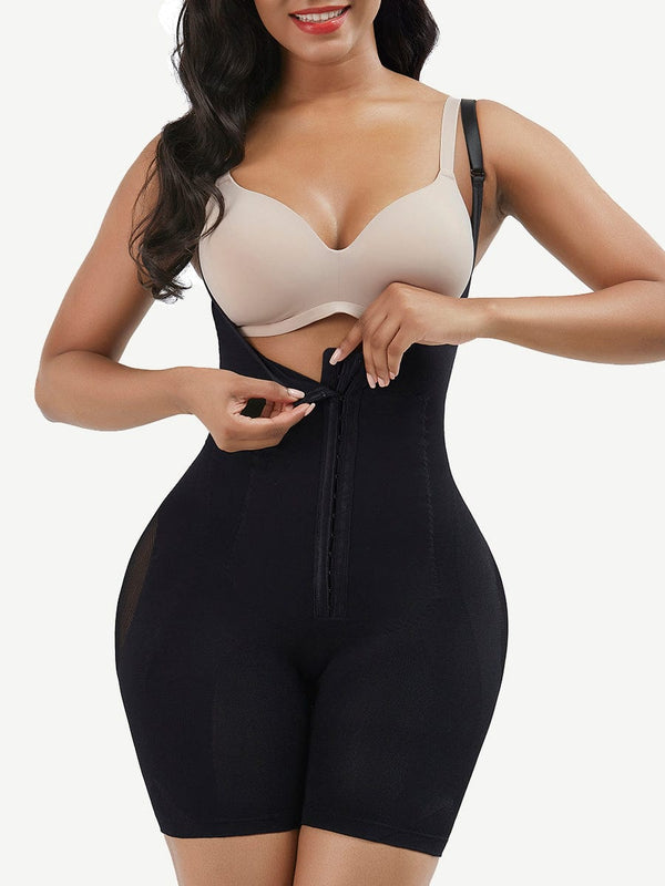 High Waist Full Body Shaper with Mesh Compression