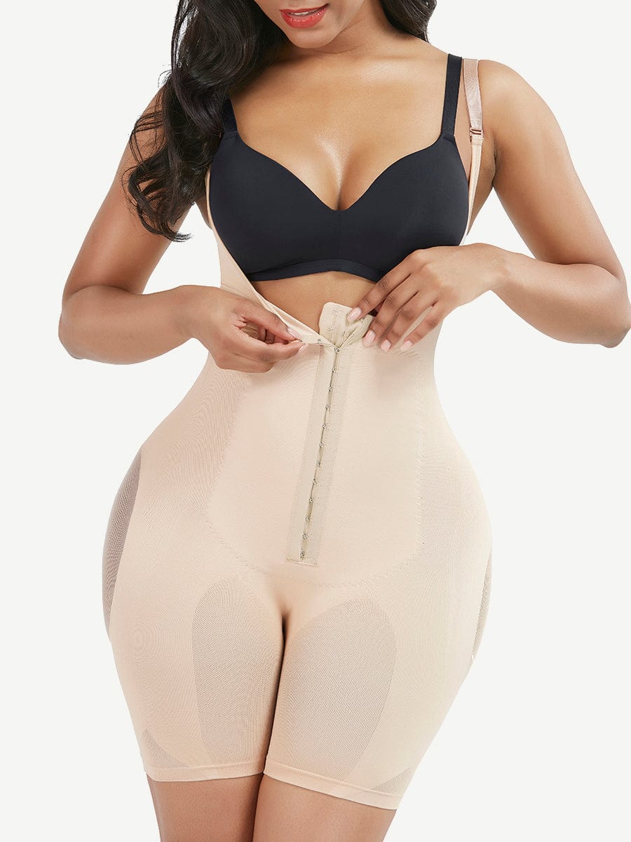 High Waist Full Body Shaper with Mesh Compression