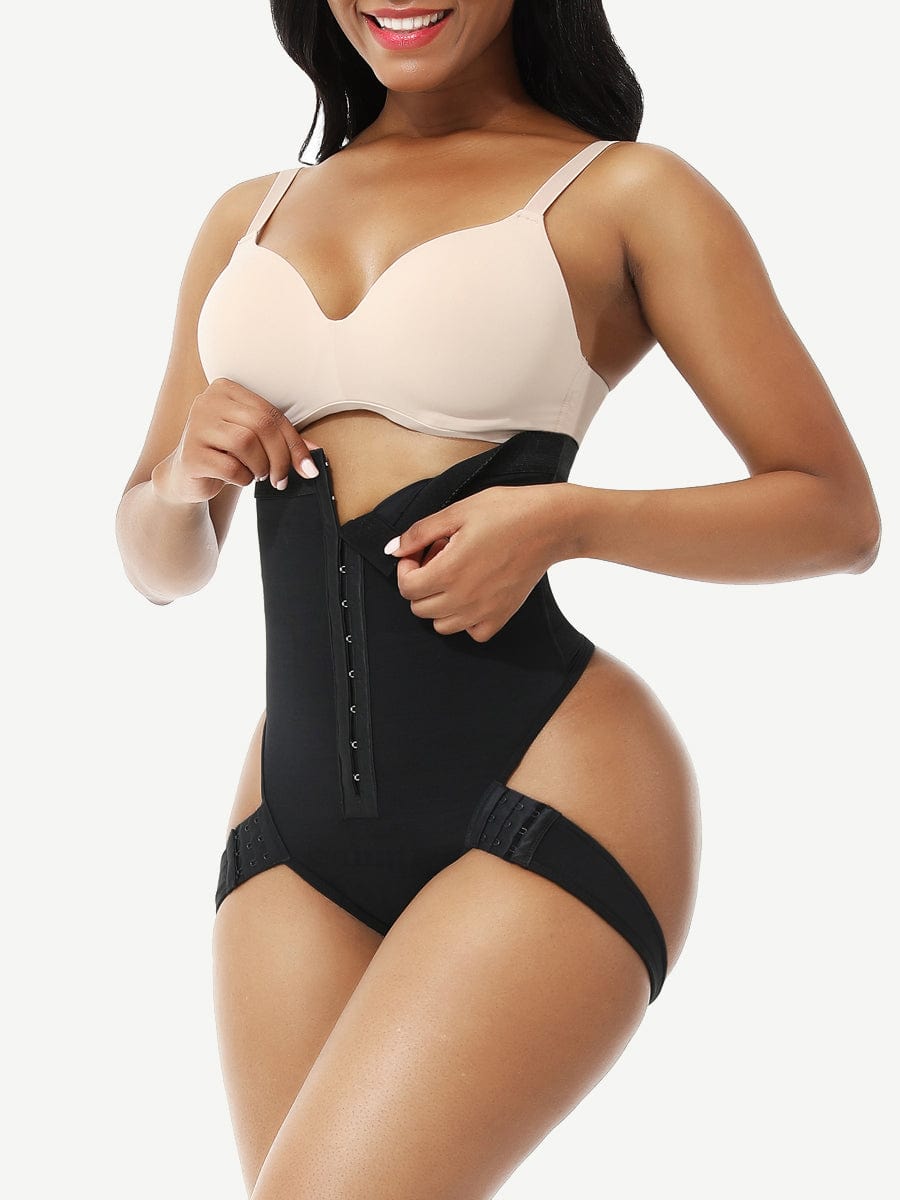 High Waist Butt-Lifting Thong with Side Straps - Perfect Shaping Shapewear