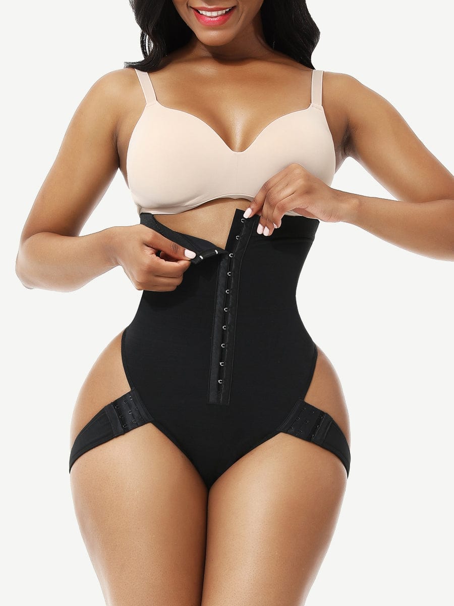 High Waist Butt-Lifting Thong with Side Straps - Perfect Shaping Shapewear