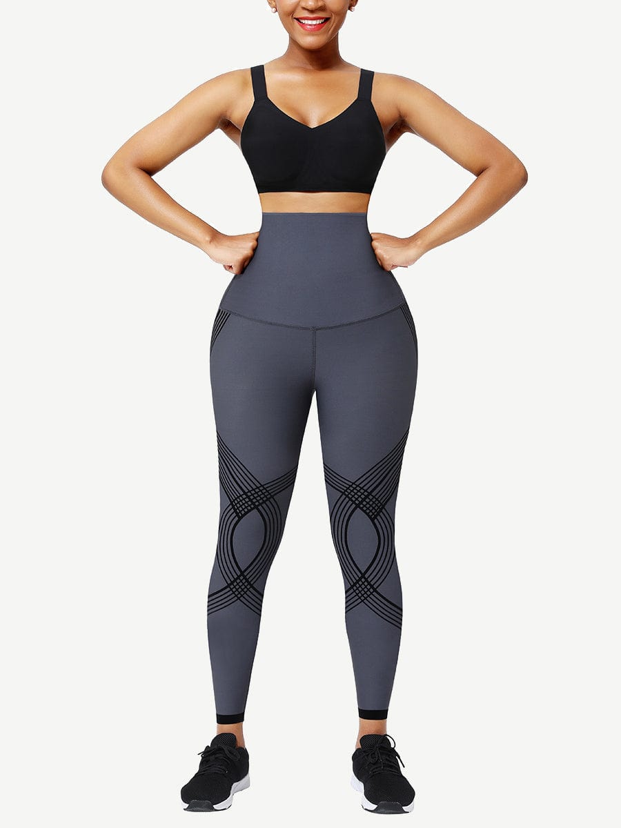 Seamless High Waist 3D Print Leggings - Curve Enhancing & Tummy Control