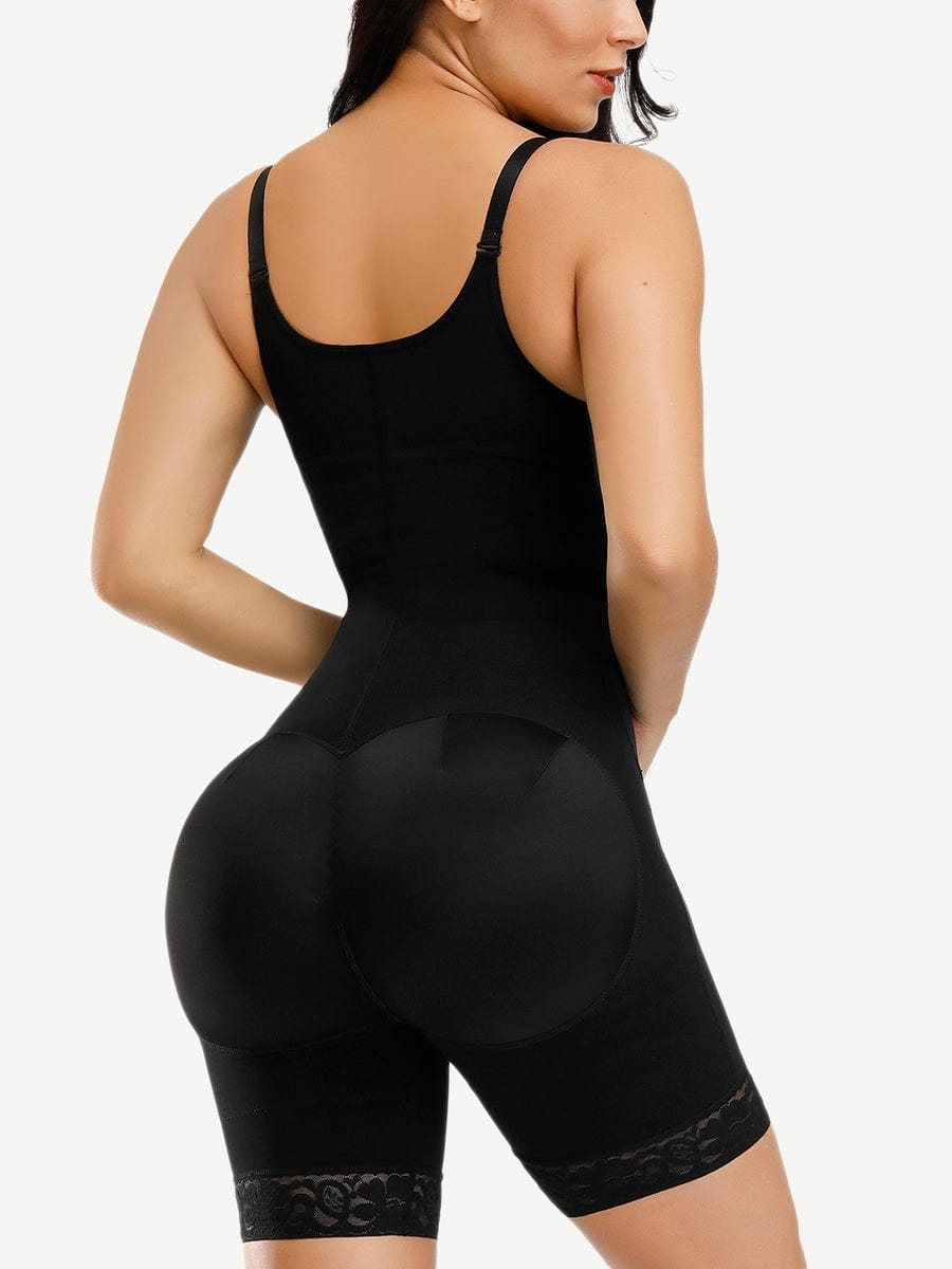 Slim & Sculpt Full Body Shaper with Adjustable Support