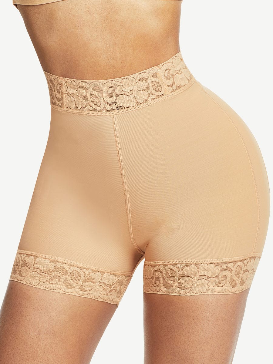 High Waist Lace Butt Lifter Panty - Smooth & Enhance Your Curves