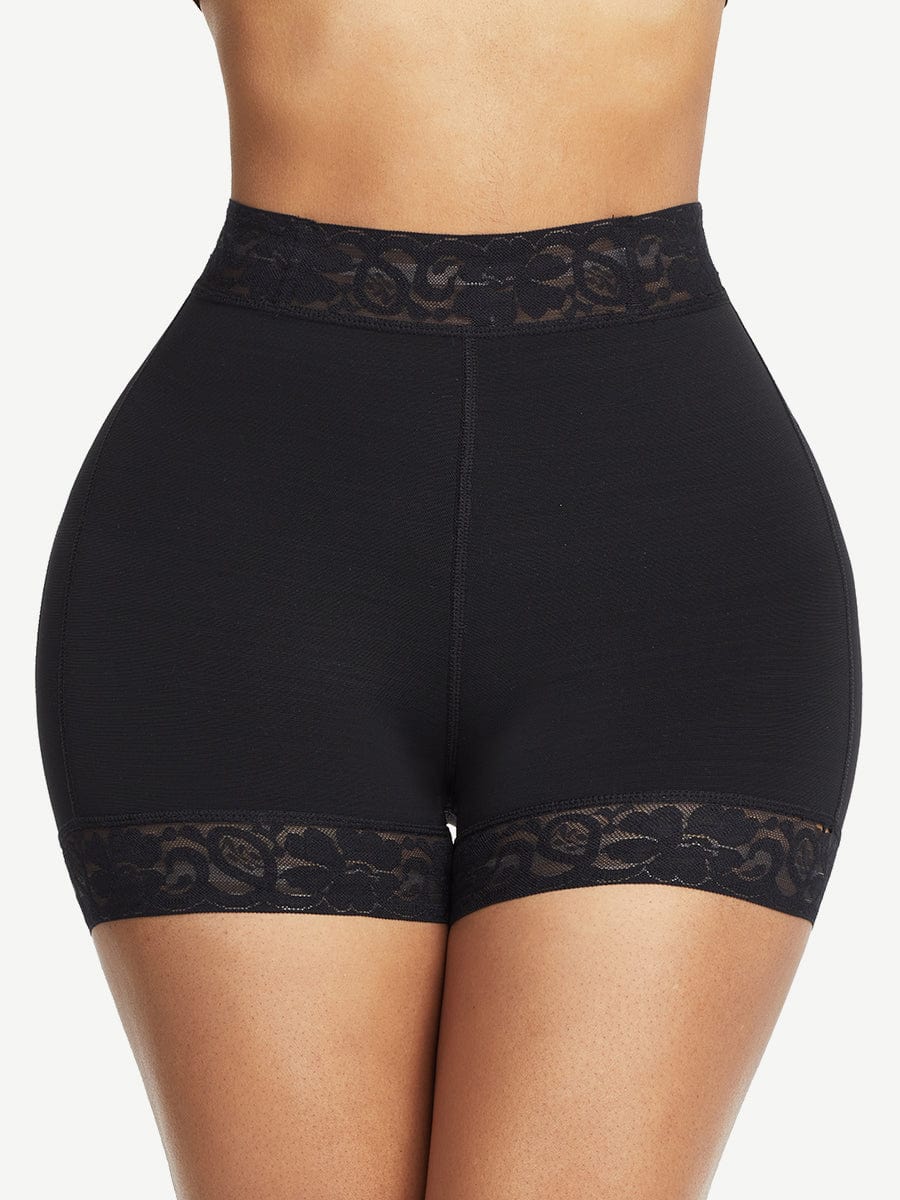 High Waist Lace Butt Lifter Panty - Smooth & Enhance Your Curves