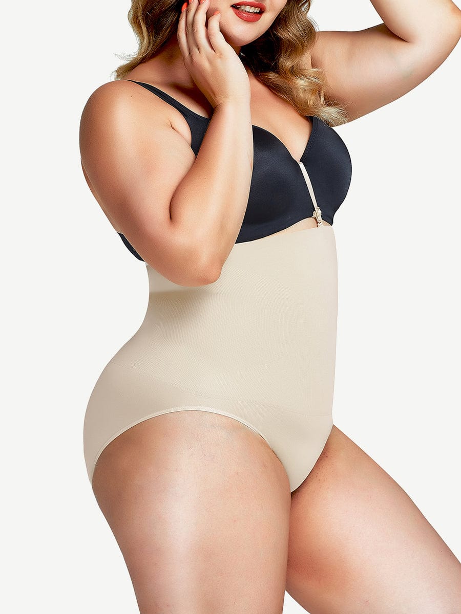High Elasticity Seamless Shaper with Buckle Support