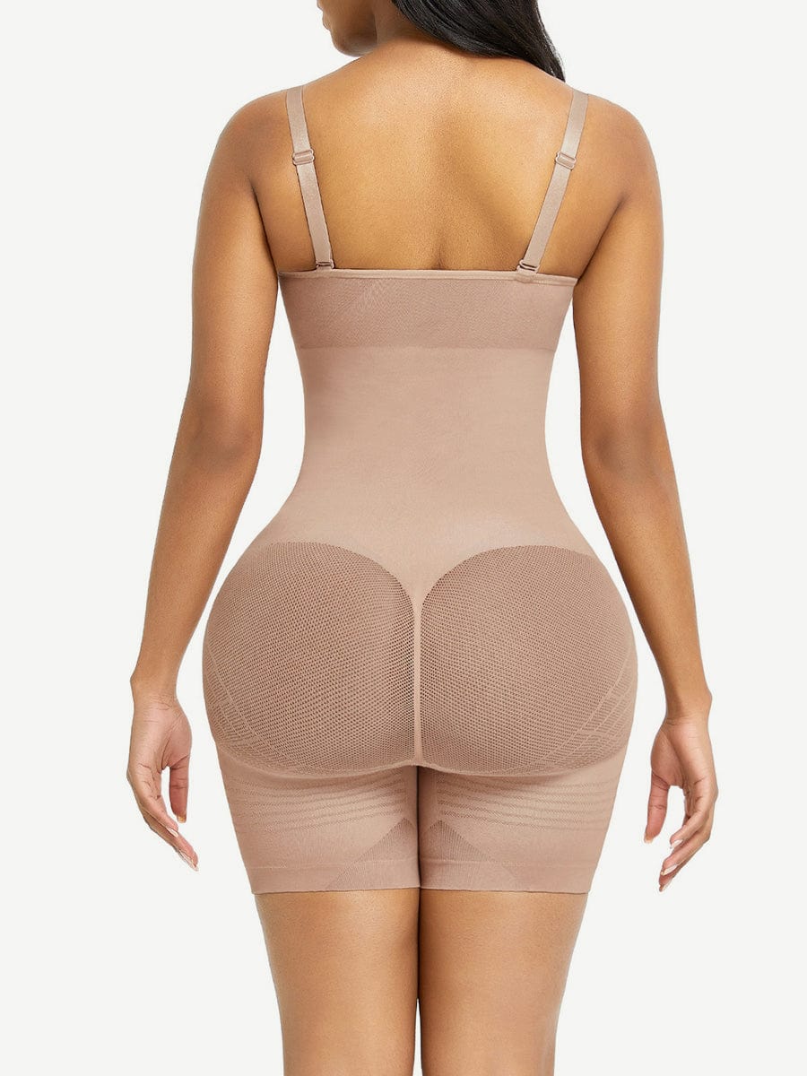Seamlessly Sculpted: Open Gusset Bodysuit for a Happy Lift