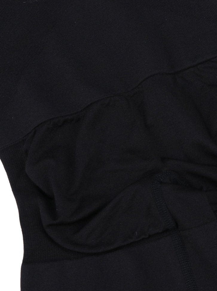 Skin-Friendly Black Full Body Shaper with Adjustable Straps for Secret Slimming