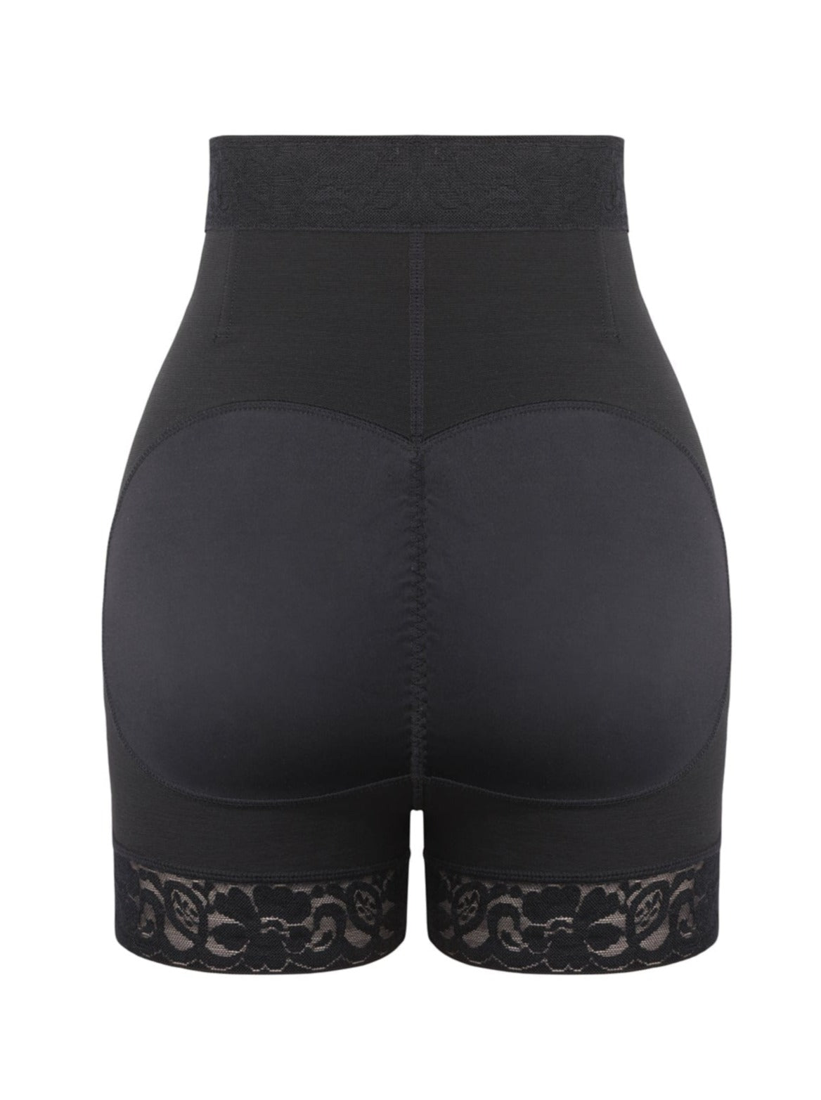 Front Zip High-Waist Butt Lifter Shorts - Curve Creator