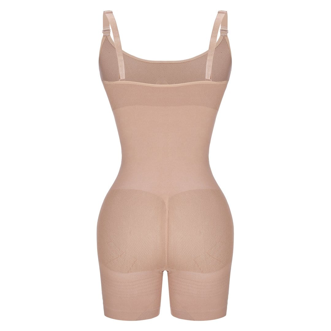 Seamlessly Sculpted: Open Gusset Bodysuit for a Happy Lift