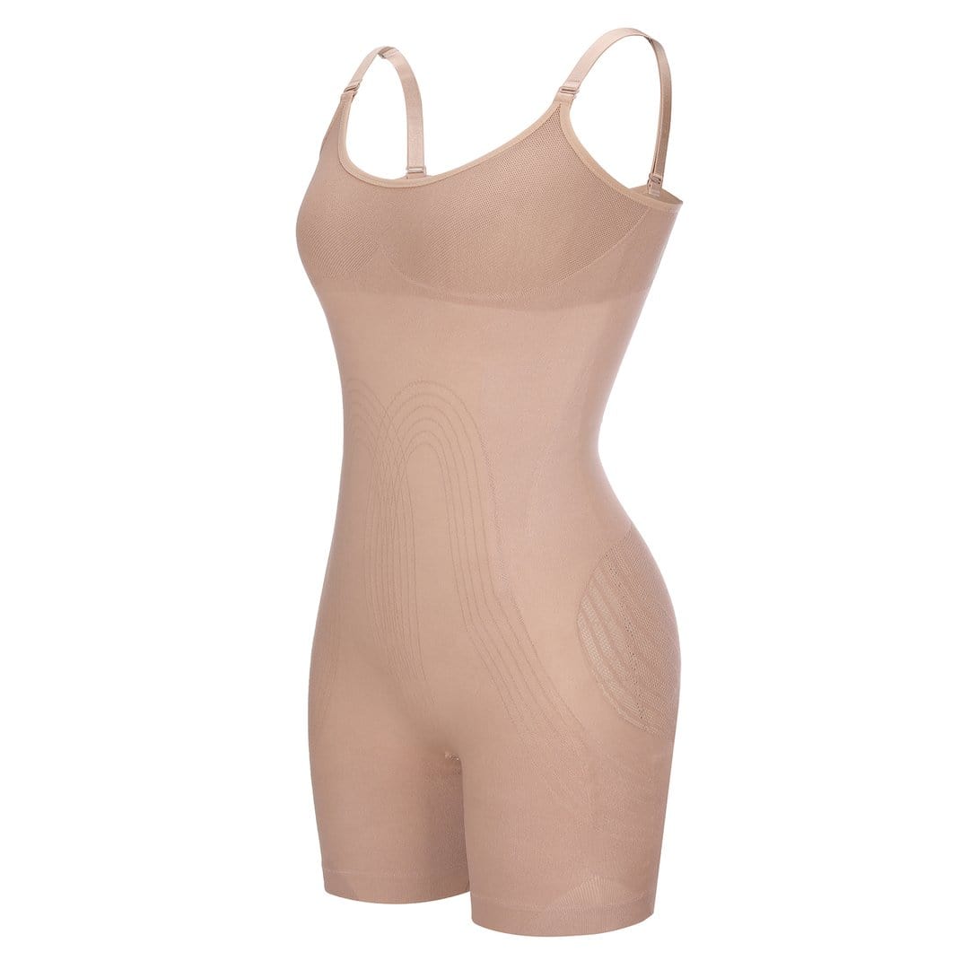 Seamlessly Sculpted: Open Gusset Bodysuit for a Happy Lift