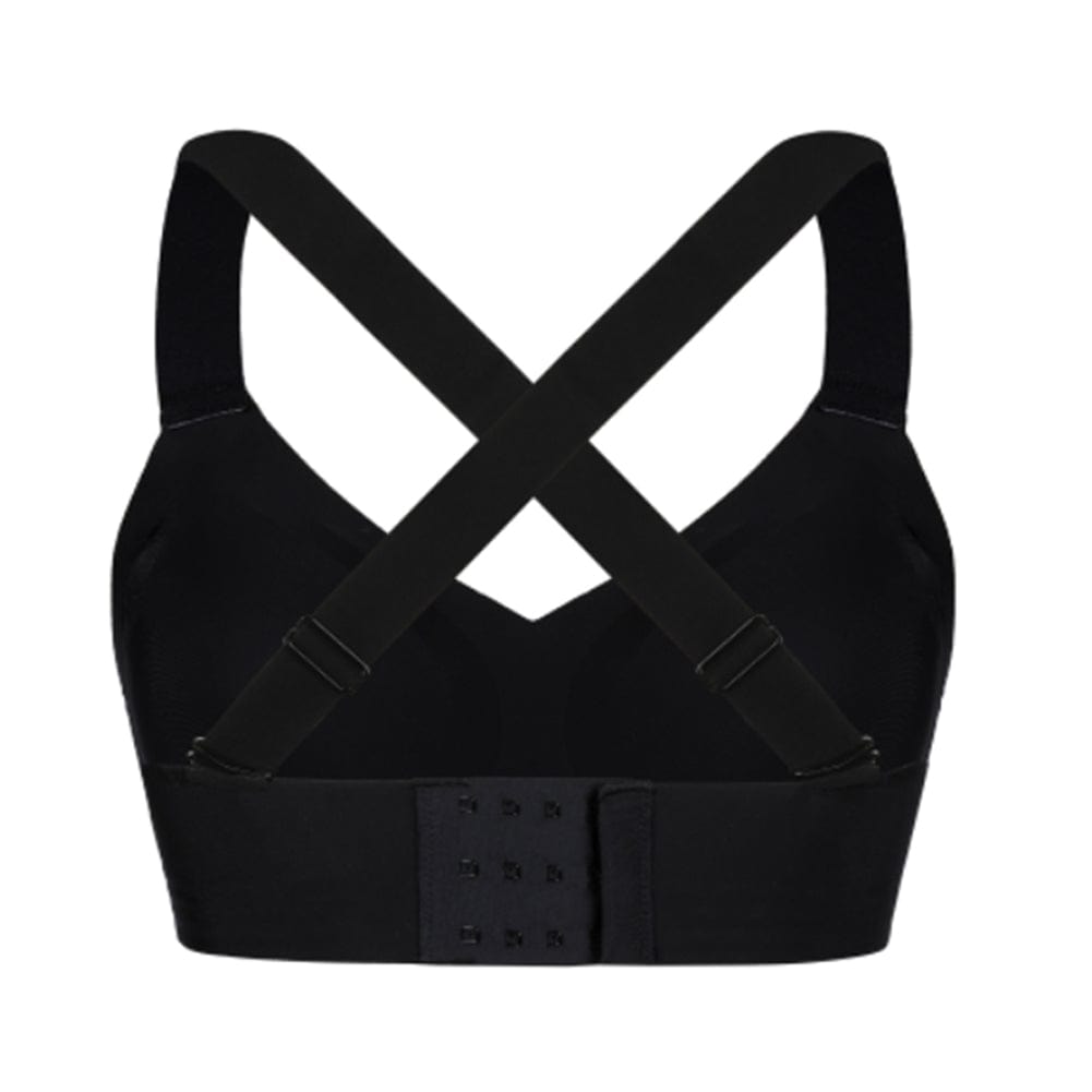 Black Seamless Shapewear Bra with Removable Pads