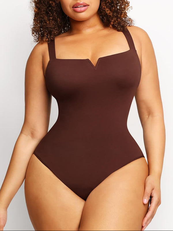 Sculpt & Seduce: Square Neck Shaping Bodysuit
