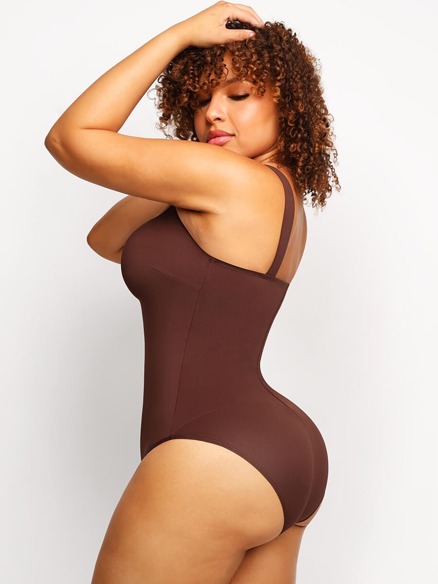 Sculpt & Seduce: Square Neck Shaping Bodysuit