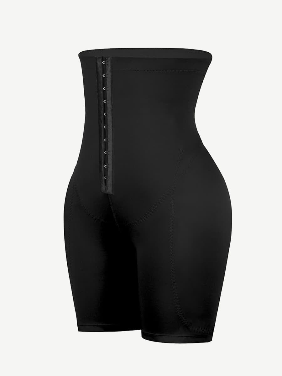 High-Waist Tummy Control Shapewear with Removable Hip Enhancers