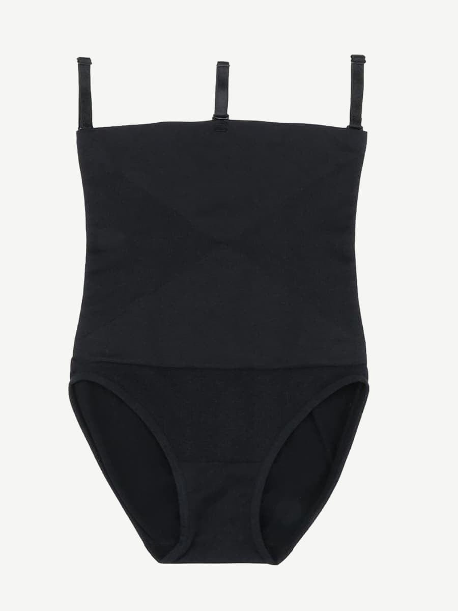 High Elasticity Seamless Shaper with Buckle Support