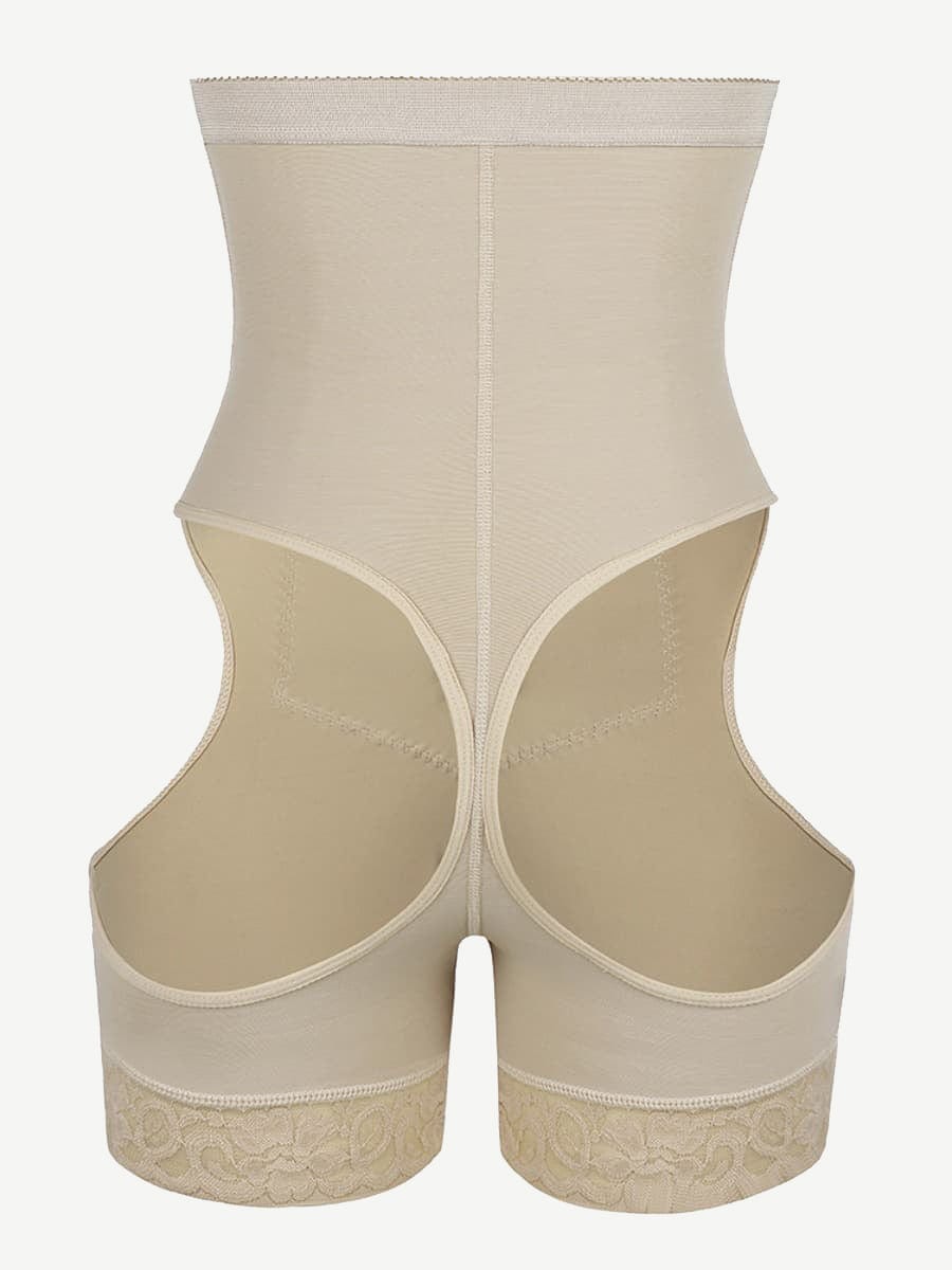 Flawless High-Waist Open Butt Shaping Shorts