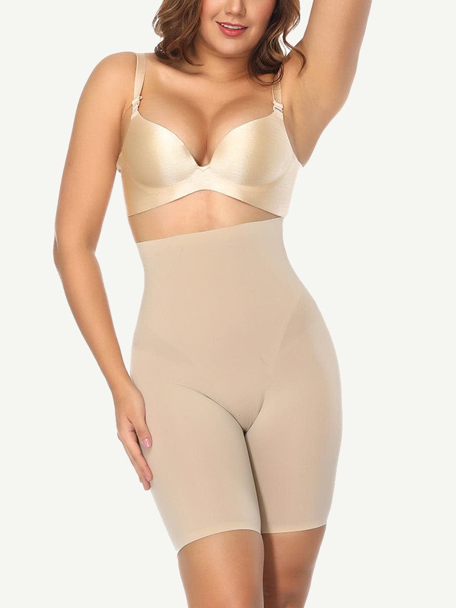 High-Waist Seamless Thigh Slimmer Control Shorts for Women