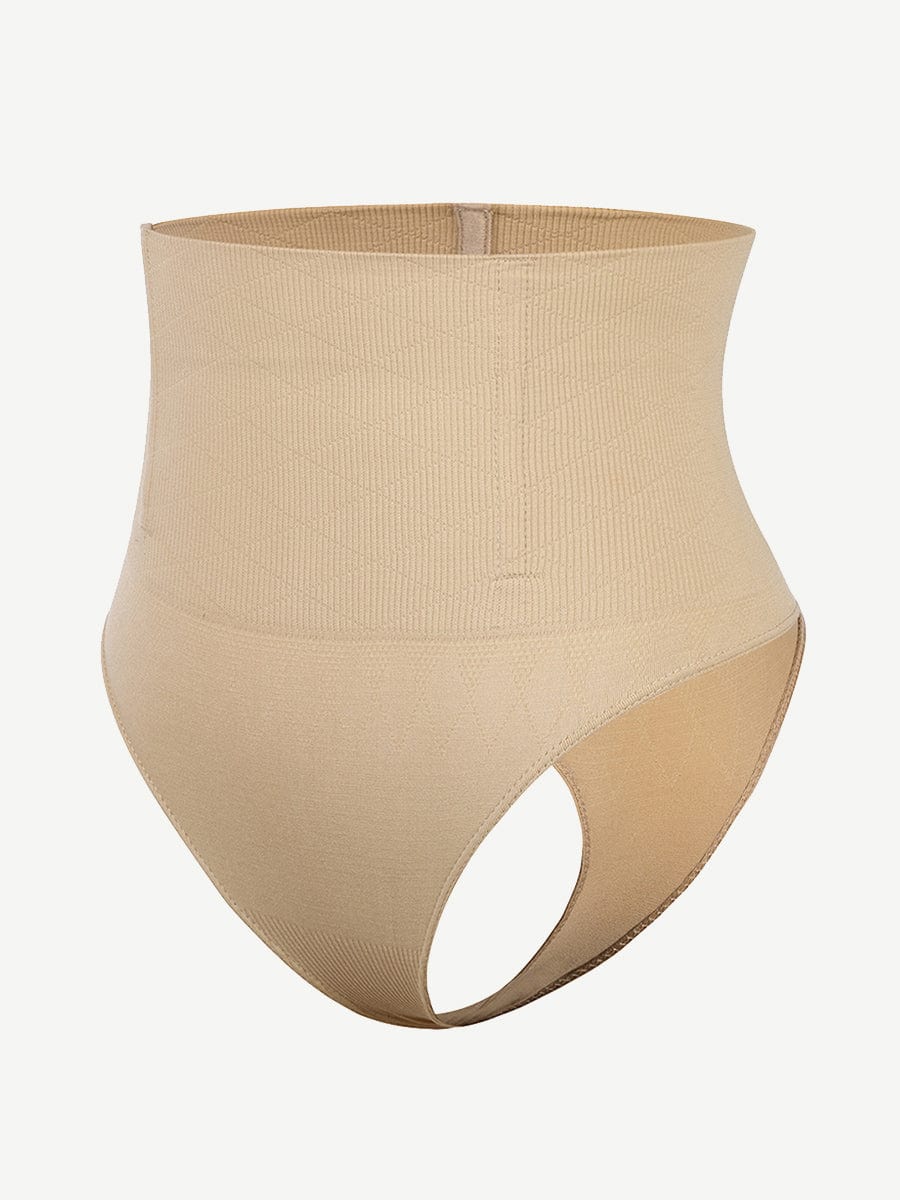 Seamless Instant Smooth Shapewear Thong with 4 Steel Bones