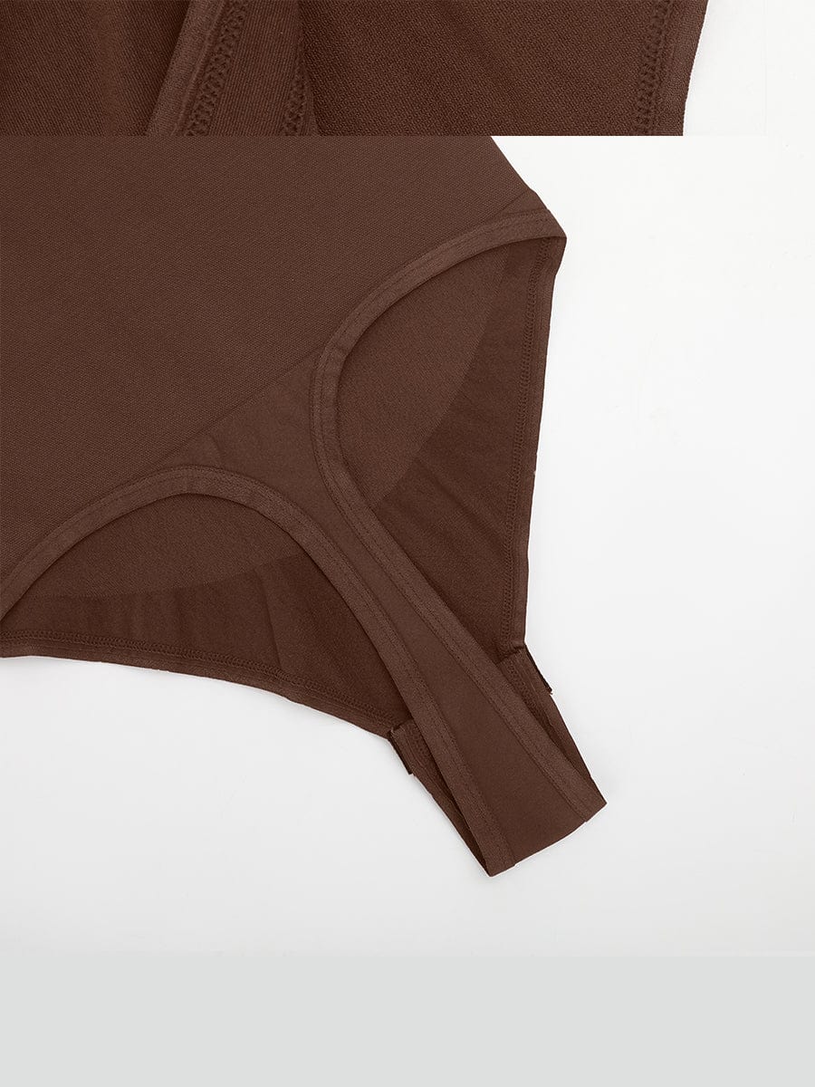 One-Shoulder Cutout Compression Shapewear Bodysuit