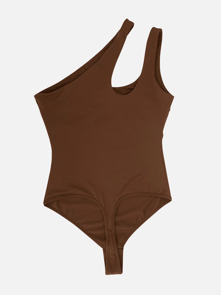 Sculpting One-Shoulder Shapewear Bodysuit