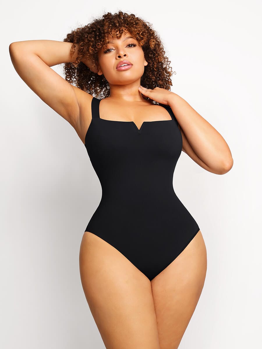 Sculpt & Seduce: Square Neck Shaping Bodysuit