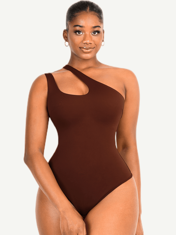 Sculpting One-Shoulder Shapewear Bodysuit