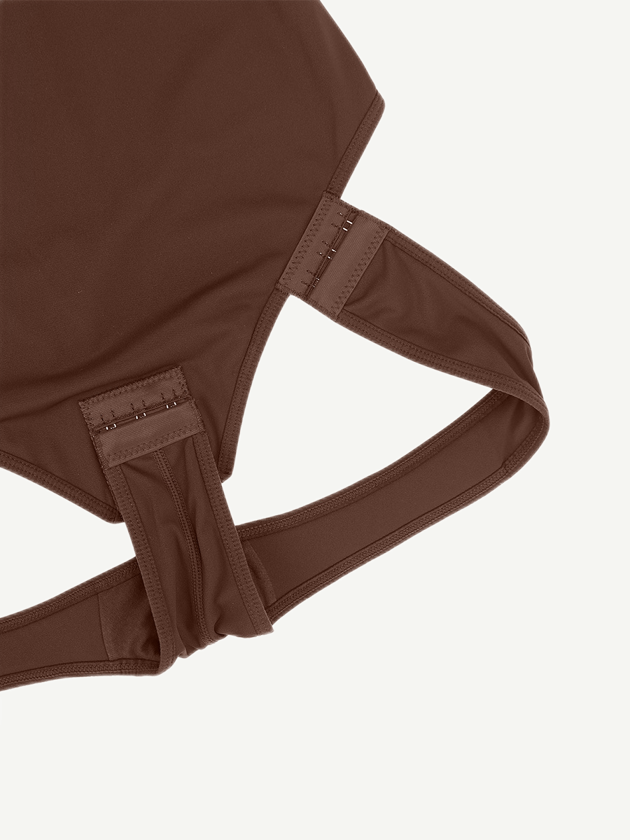 Sculpting Scoop Neck Thong Bodysuit