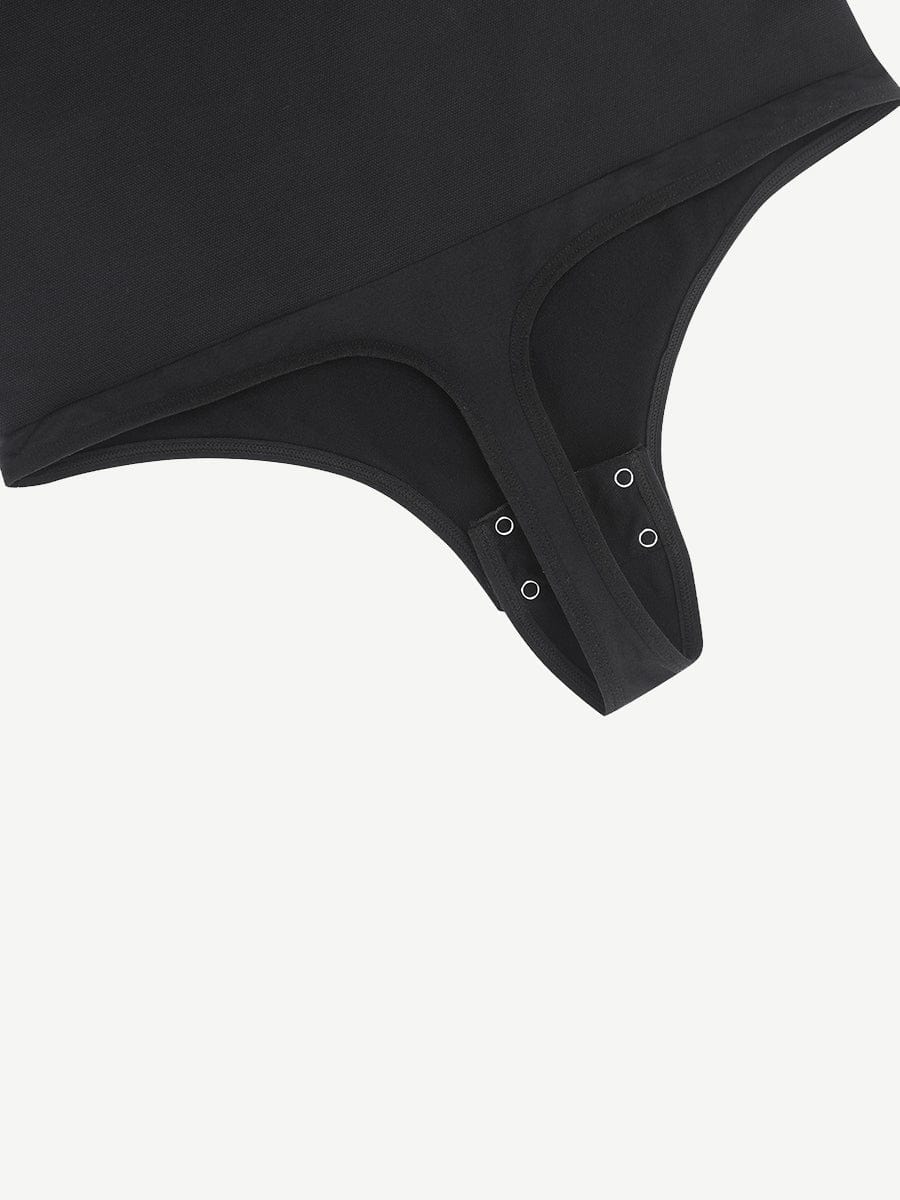Sculpting Seamless Diagonal Neck Waist Control Bodysuit