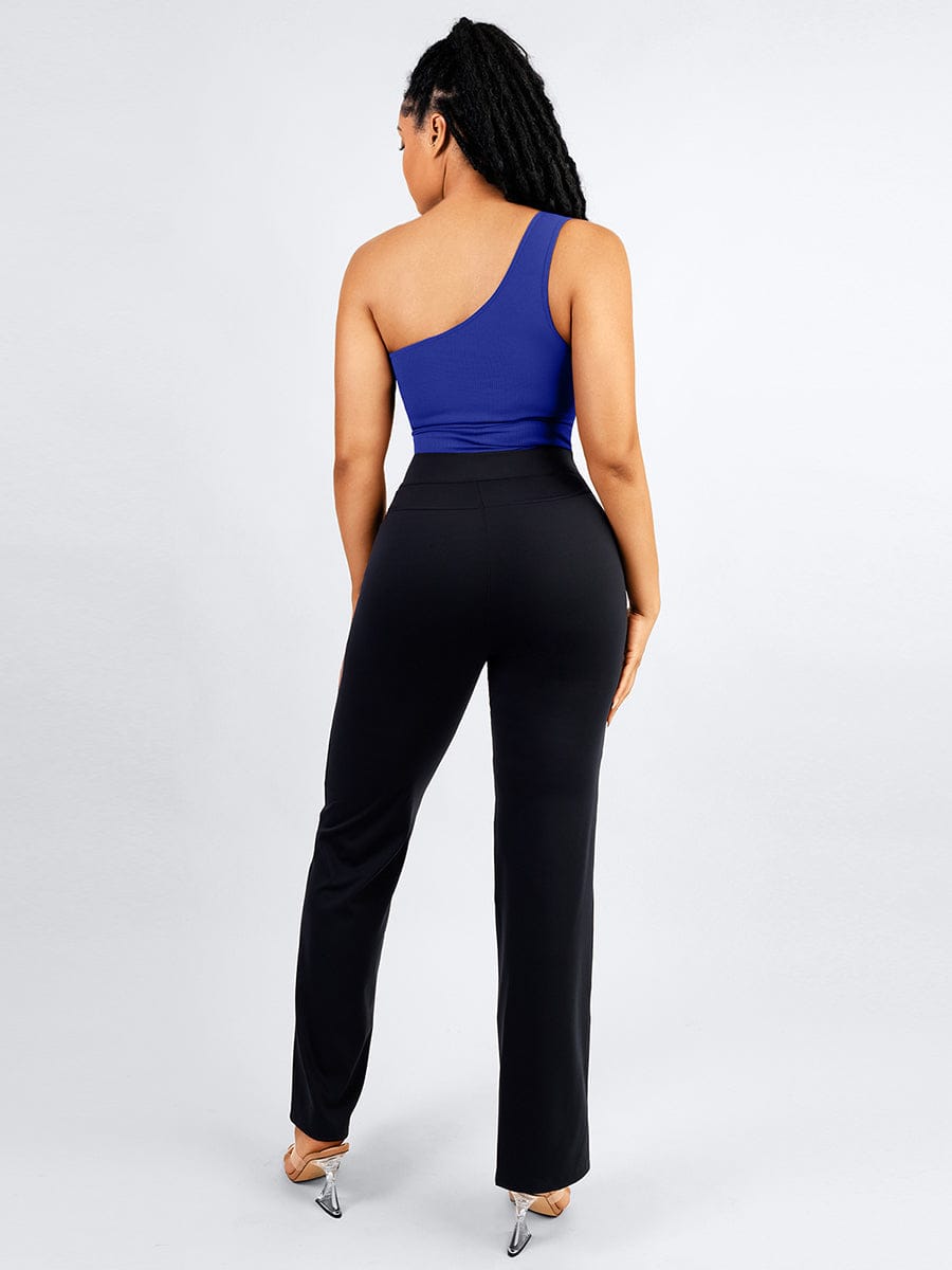 Seamless One-Shoulder Tummy Control Bodysuit