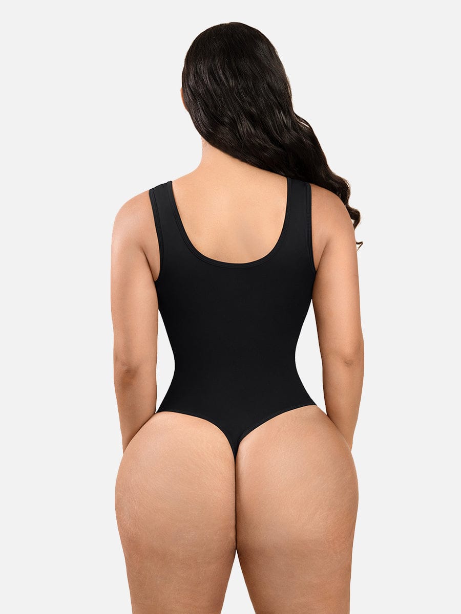 Sculpting Tank Thong Bodysuit - Breathable All-Day Confidence
